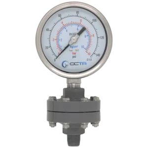 pressure gauge diaphragm octa uPVC GS100 front.png.webp